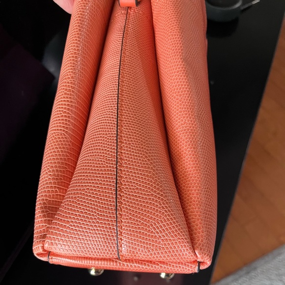 Jen & Co vegan leather peach purse nwot condition flawless - Picture 6 of 12